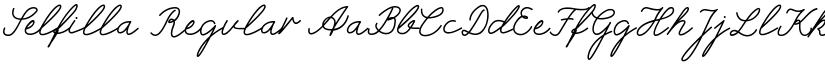 Selfilla Regular font