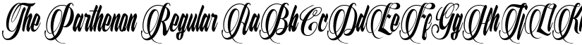 The Parthenon Regular font