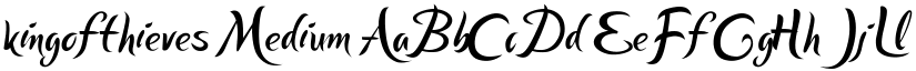 kingofthieves Medium font
