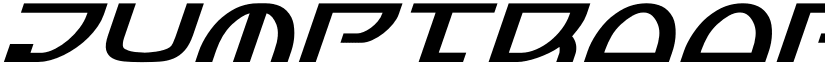 Jumptroops Bold Italic Bold Italic font