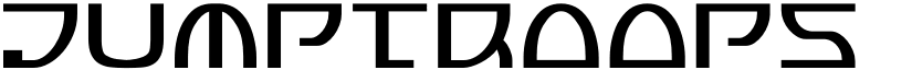 Jumptroops Condensed Condensed font