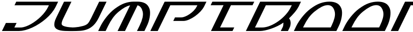 Jumptroops Super-Italic Italic font