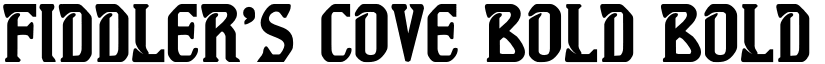 Fiddler's Cove Bold Bold font