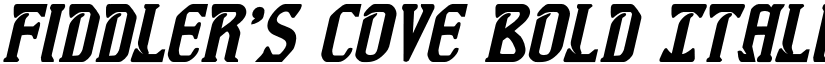 Fiddler's Cove Bold Italic Bold Italic font