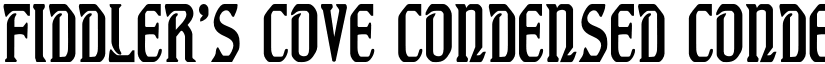 Fiddler's Cove Condensed Condensed font