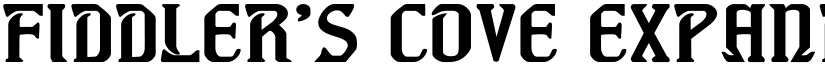Fiddler's Cove Expanded Expanded font
