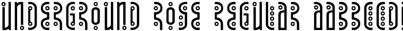 Underground Rose Regular font