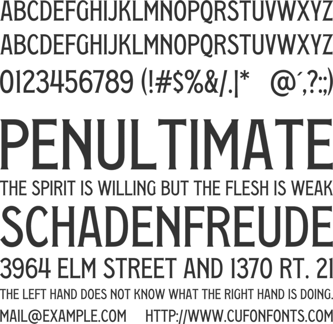 Country Cafe font preview