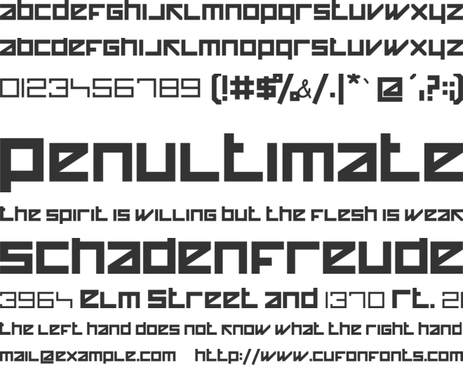 Happy Killer font preview