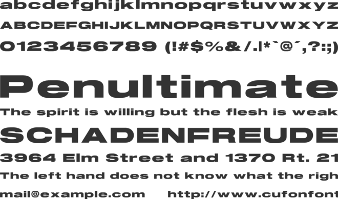 MATROSKA font preview