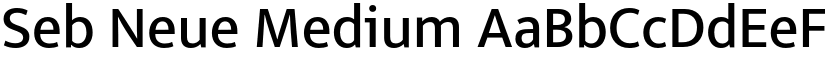 Seb Neue Medium font