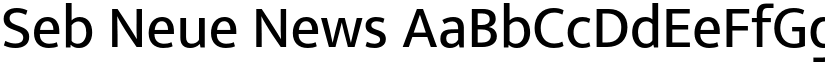 Seb Neue News font
