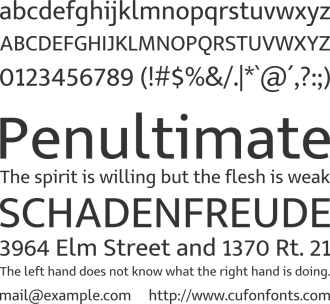 Seb Neue font preview