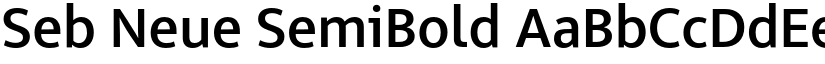 Seb Neue SemiBold font