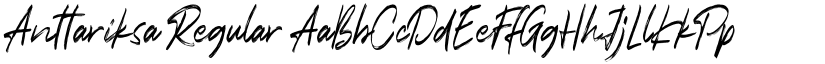 Anttariksa Regular font