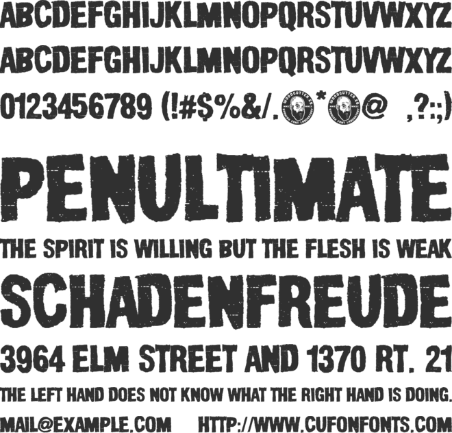 City of Brussels font preview