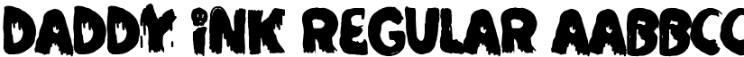 Daddy Ink Regular font