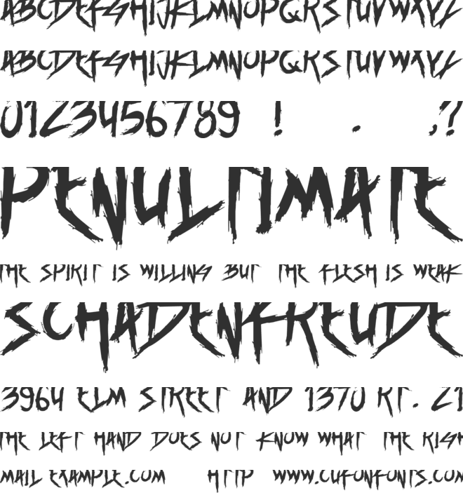 Brutalworld font preview