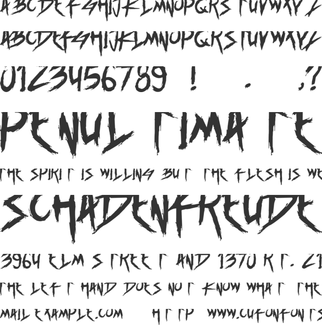 Brutalworld font preview