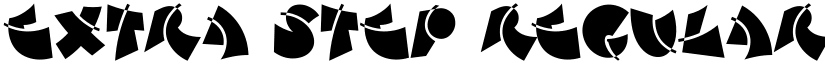 Extra Step Regular font