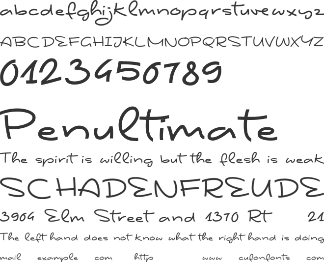 Shape Variable Script font preview