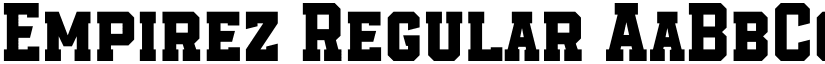 Empirez Regular font