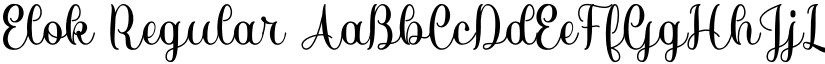 Elok font download