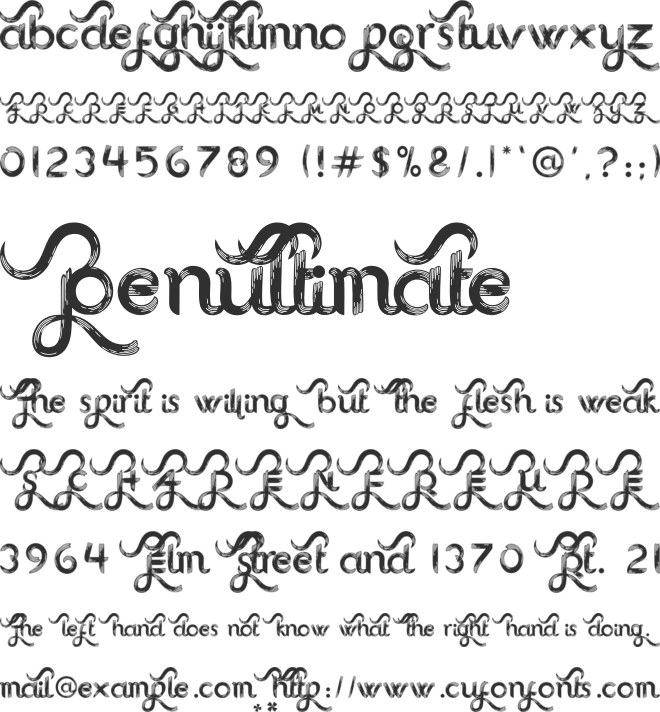 Amoodjy Personal Use font preview