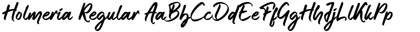 Holmeria Regular font