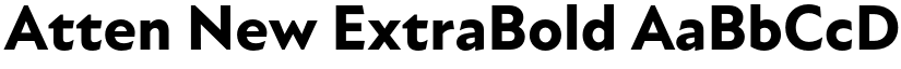 Atten New ExtraBold font