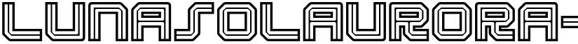 LunasolAurora-Regular font