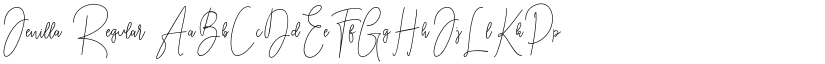 Jenilla Regular font