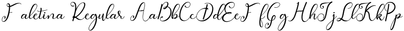Faletina font download