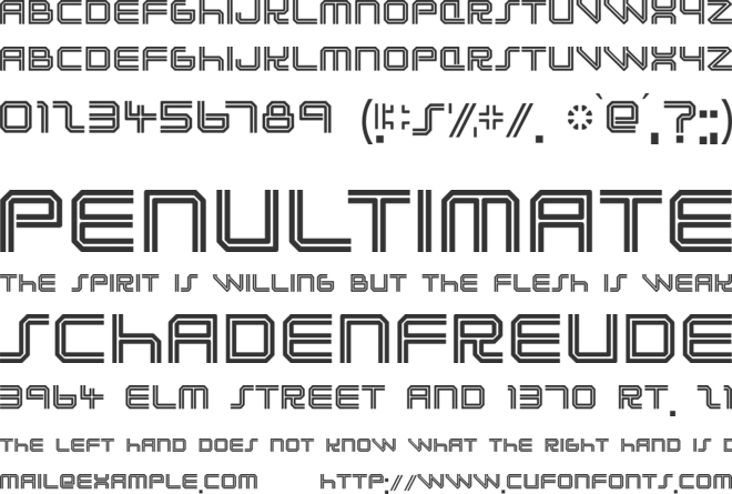 Lunasol font preview