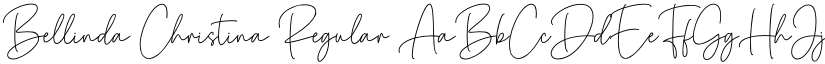 Bellinda Christina Regular font
