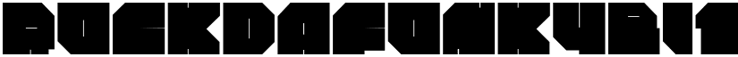 rockdafonkybitRegular font