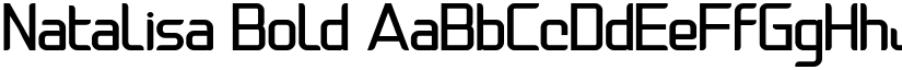 Natalisa Bold font