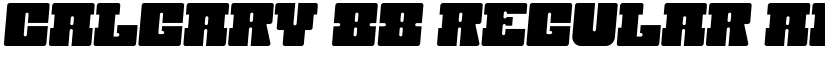 Calgary 88 Regular font