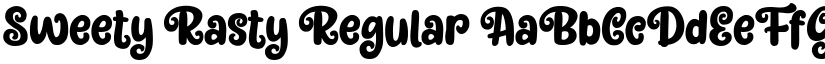 Sweety Rasty Regular font