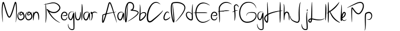 Moon Regular font