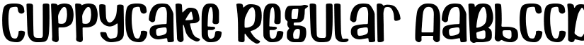 Cuppycake Regular font