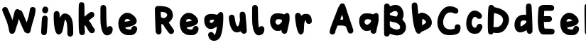 Winkle Regular font