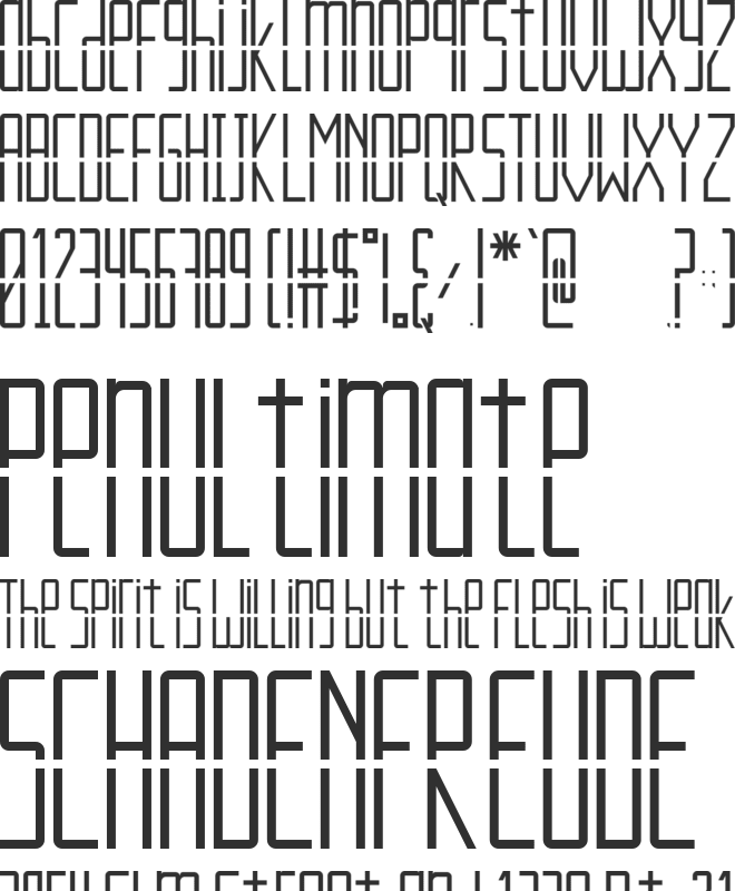 Fest Condensed font preview