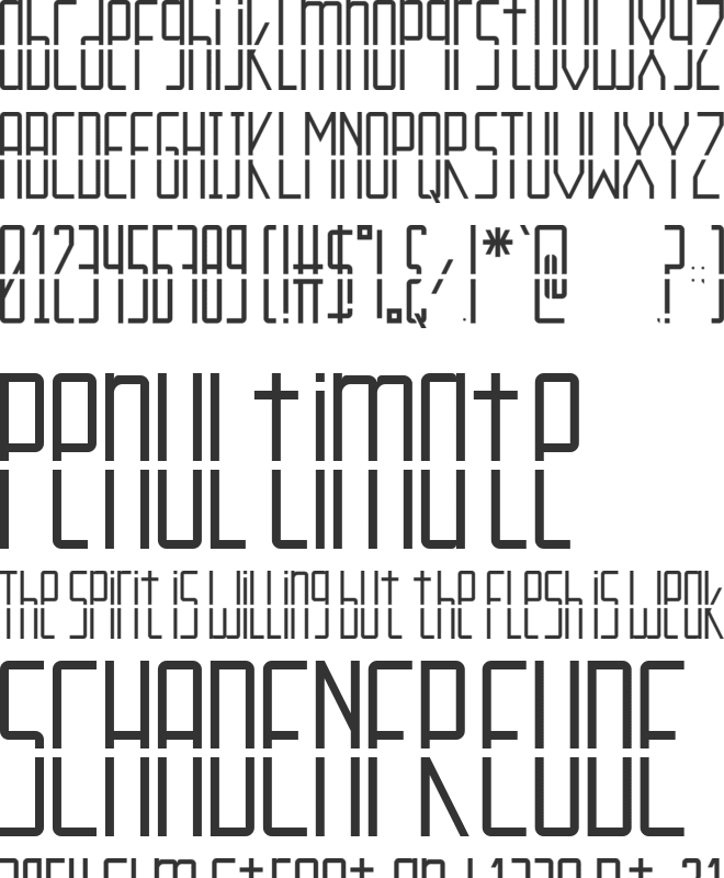 Fest Condensed font preview