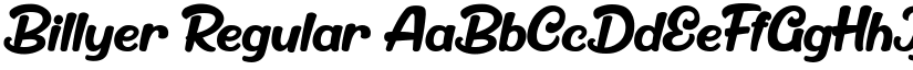 Billyer font download