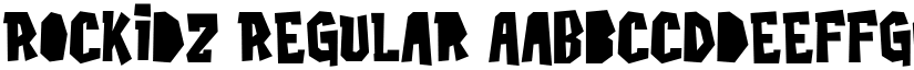 Rockidz Regular font