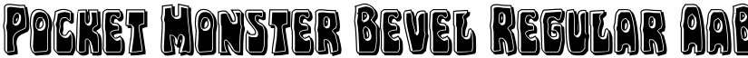 Pocket Monster Bevel Regular font