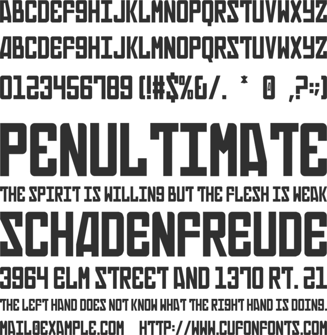In Soviet Russia font preview
