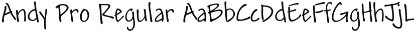 Andy Pro font download
