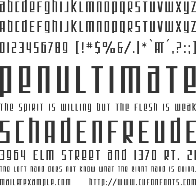 SF Square Root font preview